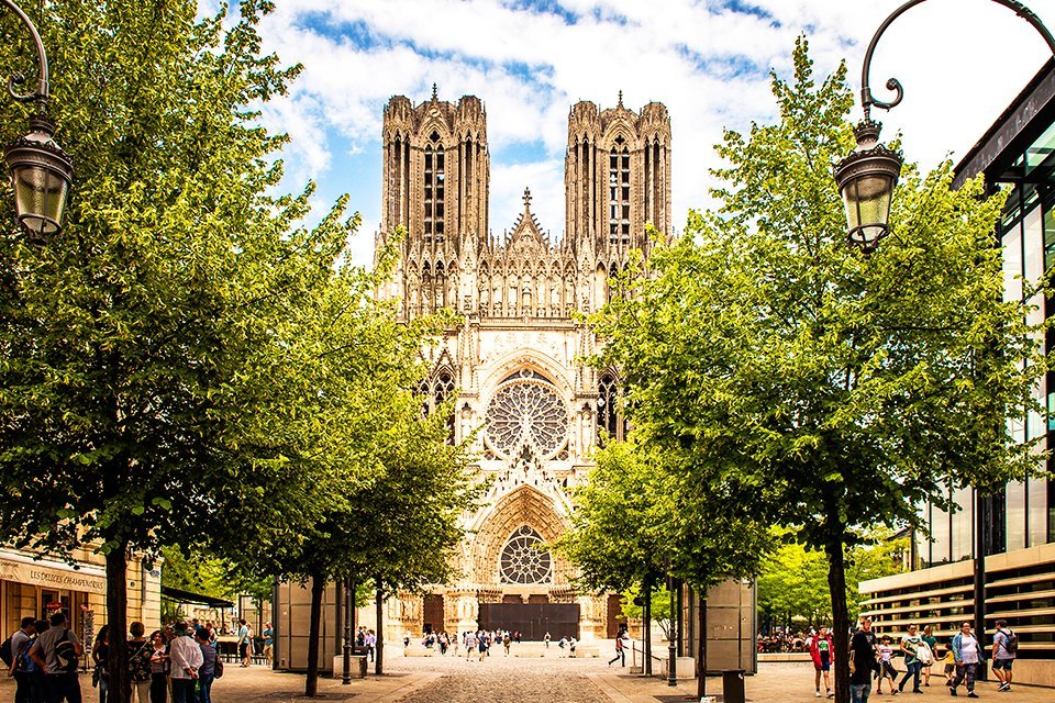 Notre Dame in Reims, Frankrijk