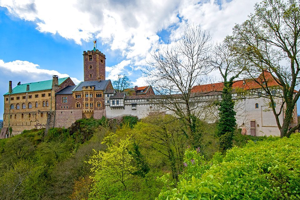 De Wartburg in Eisenach, Duitsland