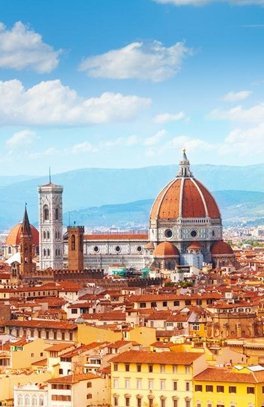 Uitzicht over Florence, Italië Uitzicht over Florence, Italië