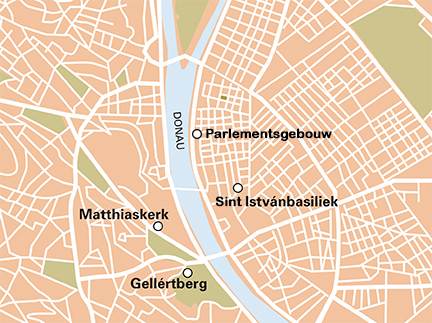 Routekaart Kerst in Boedapest