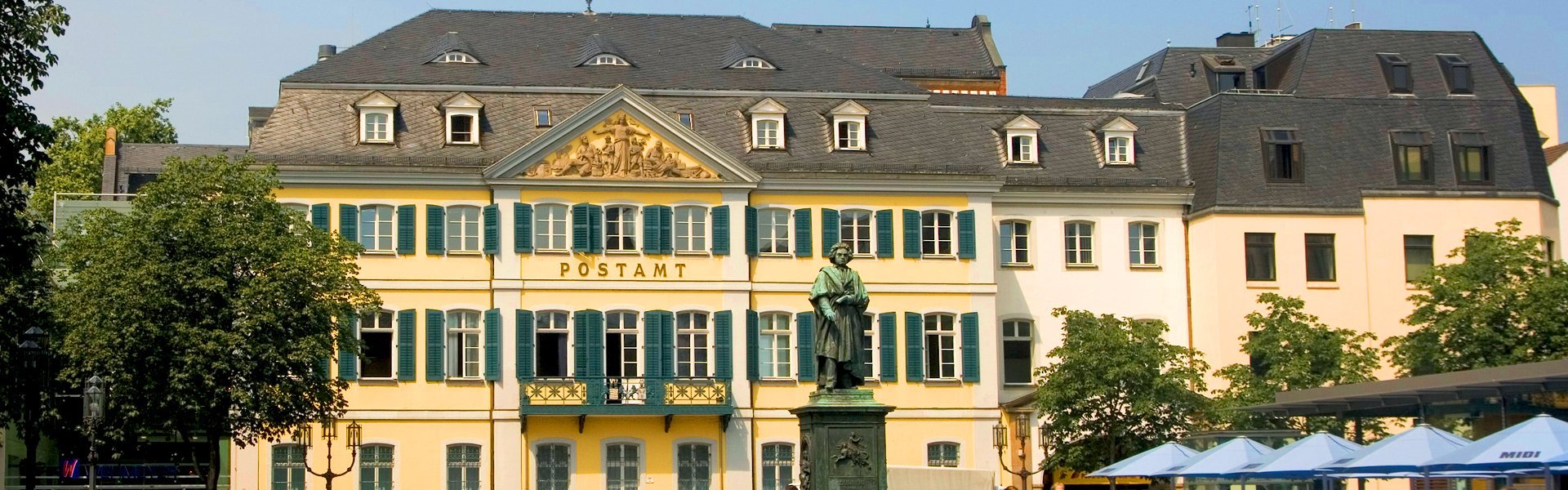 Münsterplatz in Bonn, Duitsland