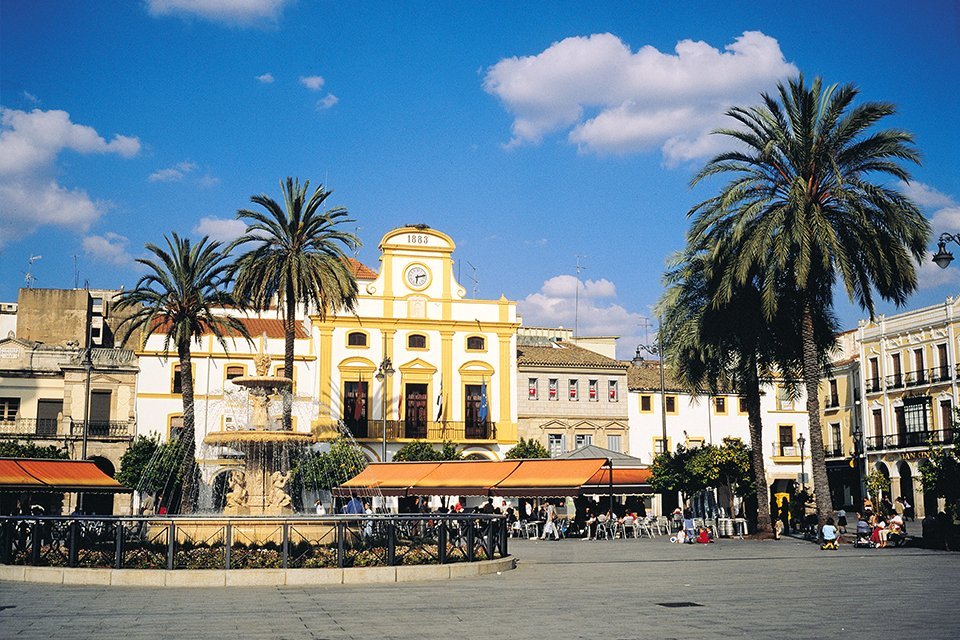 Plaza de España in Mérida, Spanje