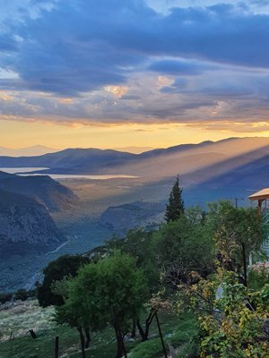 Heidi Vos, Delphi, Griekenland