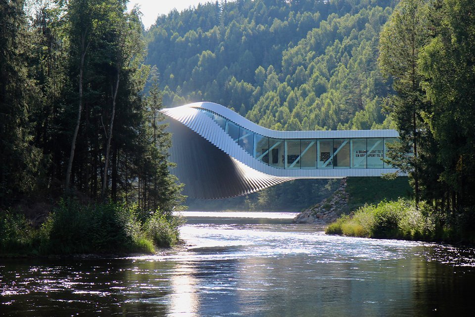 Kistefos Museet, the Twist, Noorwegen | Foto Arvid Høydal