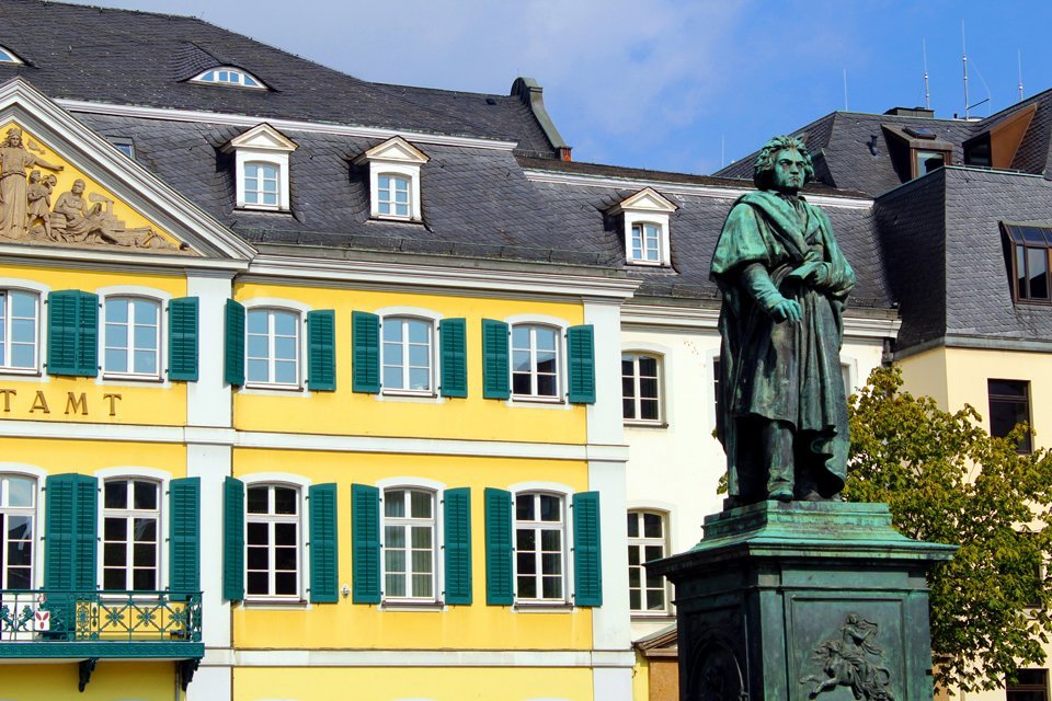 Münsterplatz in Bonn, Duitsland