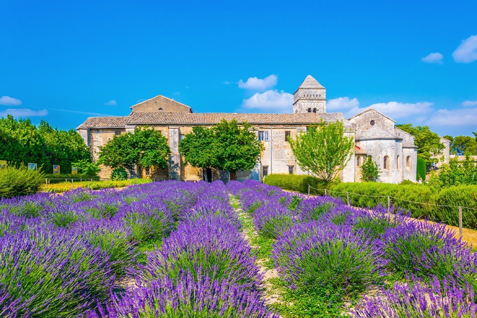 Saint-Paul-de-Mausole in Saint-Rémy-de-Provence, Frankrijk