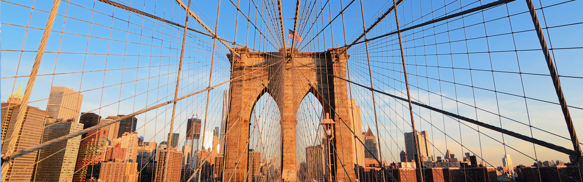 Brooklyn bridge in New York, Amerika