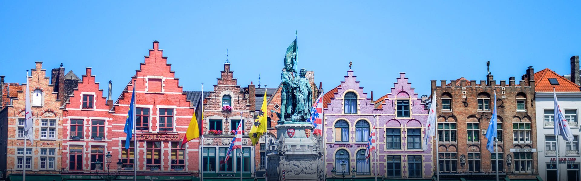 Markt in Brugge, België