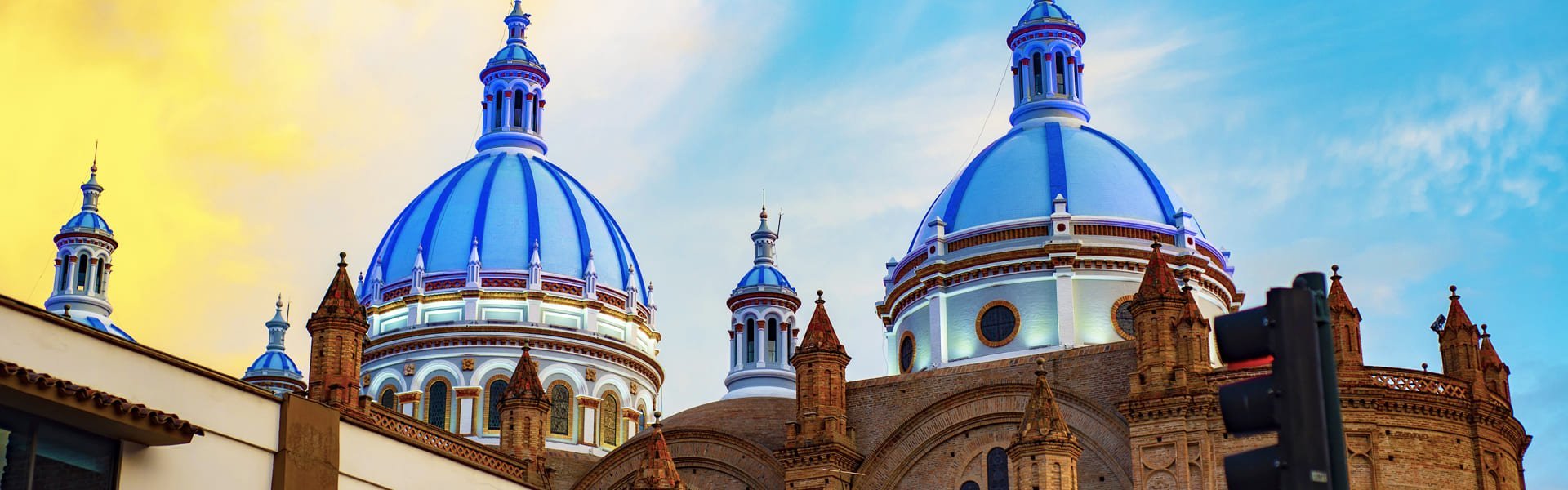 Kathedraal in Cuenca, in Ecuador