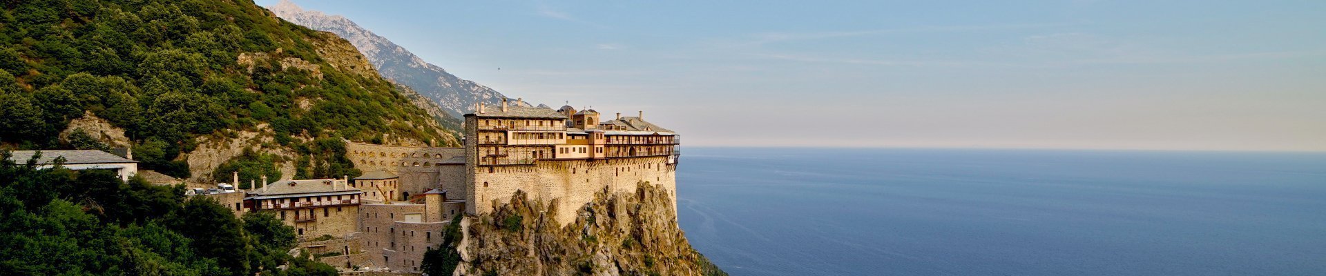 Heilige berg Athos in Griekenland