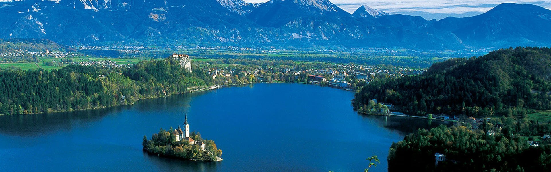 Het meer van Bled, Slovenië