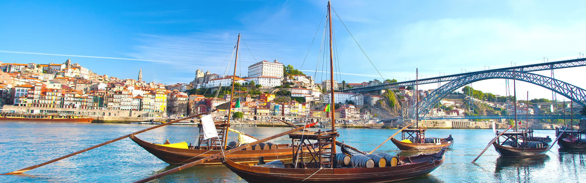 Zicht op Porto, Portugal