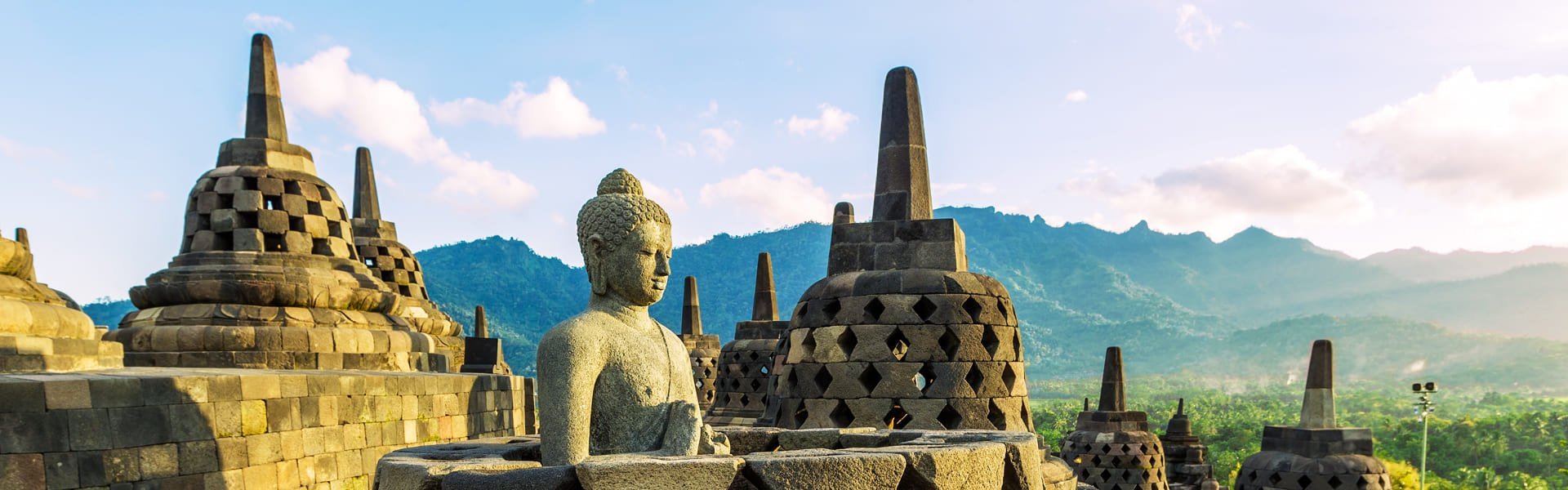 Borobudur op Java, Indonesië