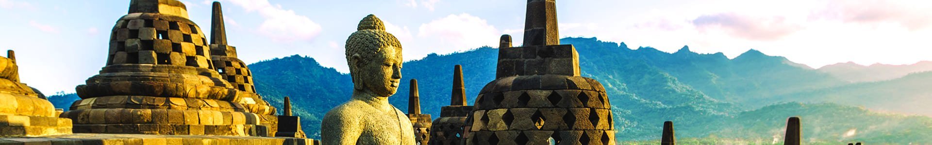 Borobudur op Java, Indonesië
