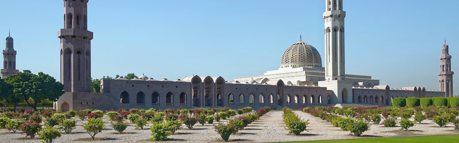 De Grote Moskee in Muscat, Oman