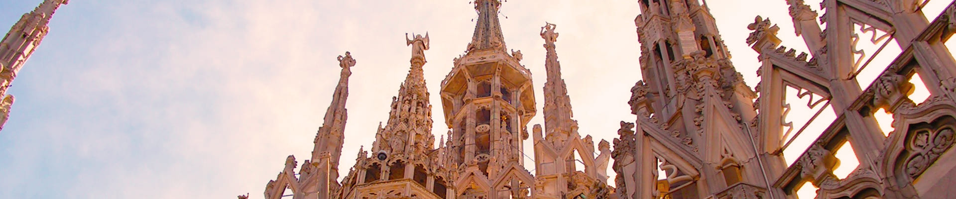 Dak van de duomo, Milaan, Italië