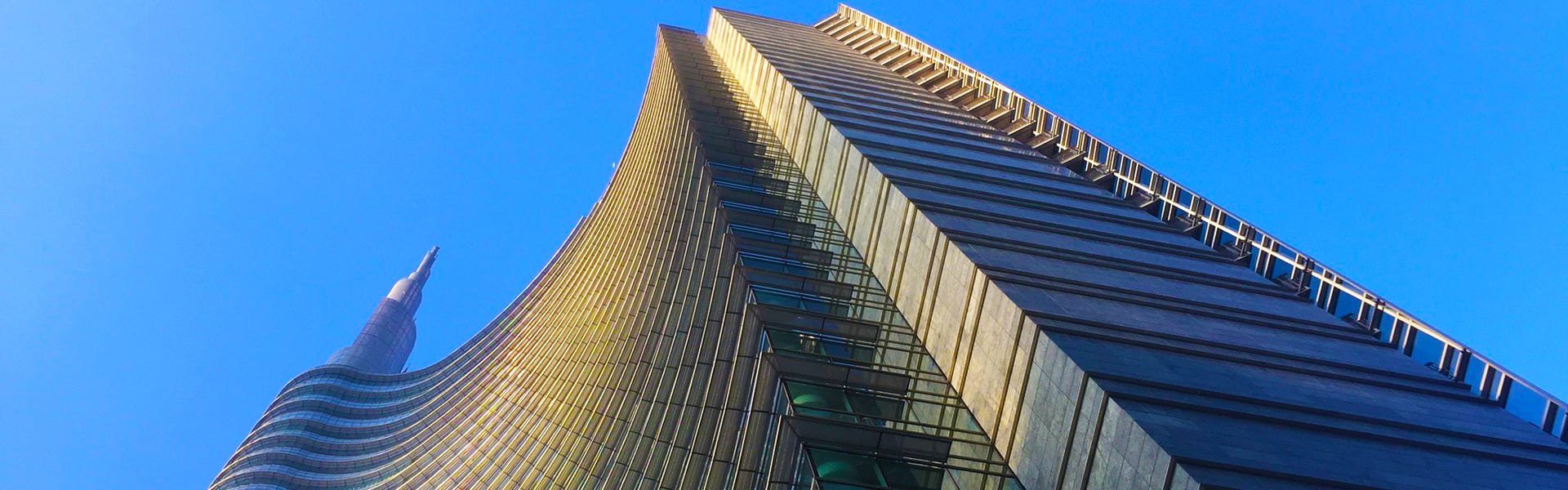 Torre Unicredit in Porto Nuova, Milaan, Italië