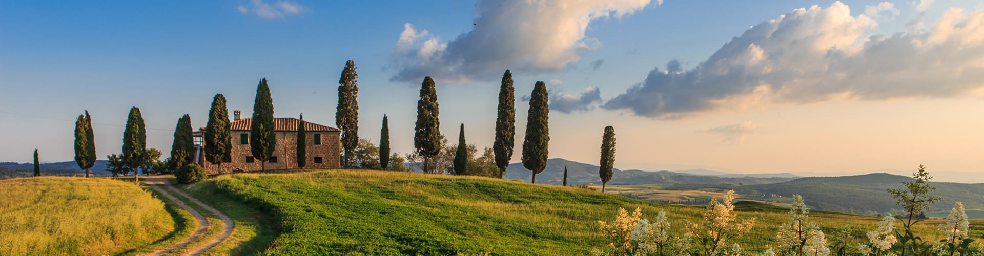 Toscaans landschap, Italië