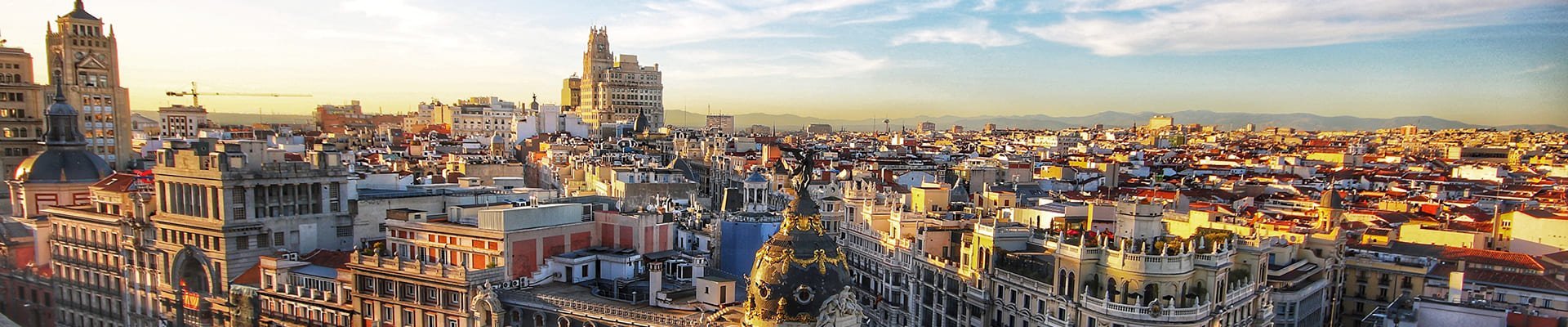 Uitzicht over Madrid, Spanje