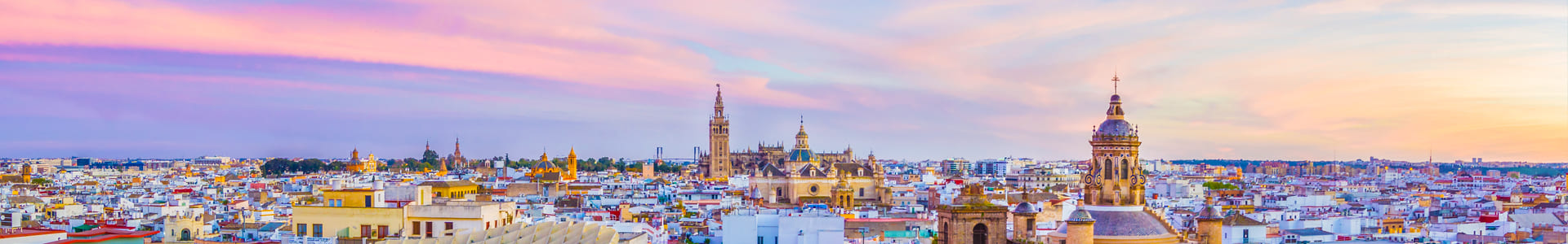 Sevilla vanaf Metropol Parasol, Spanje