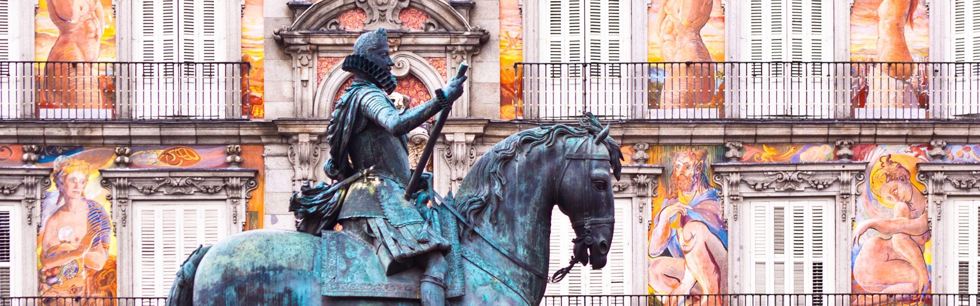 Plaza Mayor in Madrid, Spanje