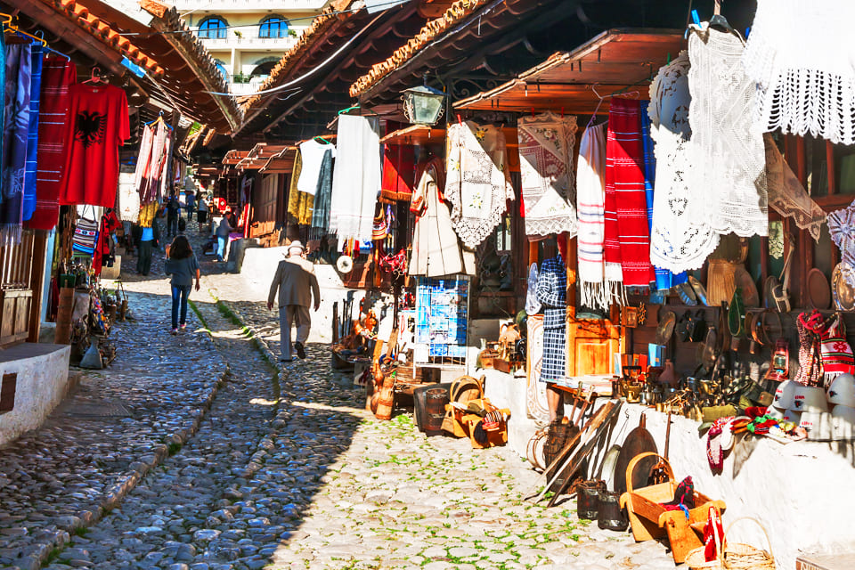 Kruje Kruje, Albanië