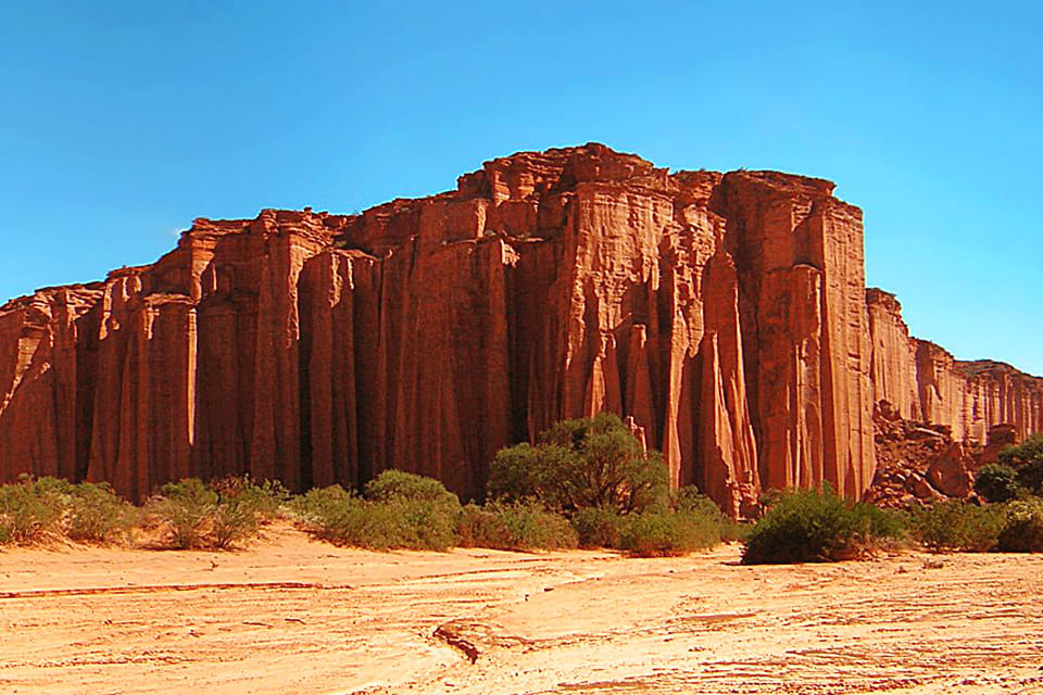 Talamoaya National Park in Argentinië