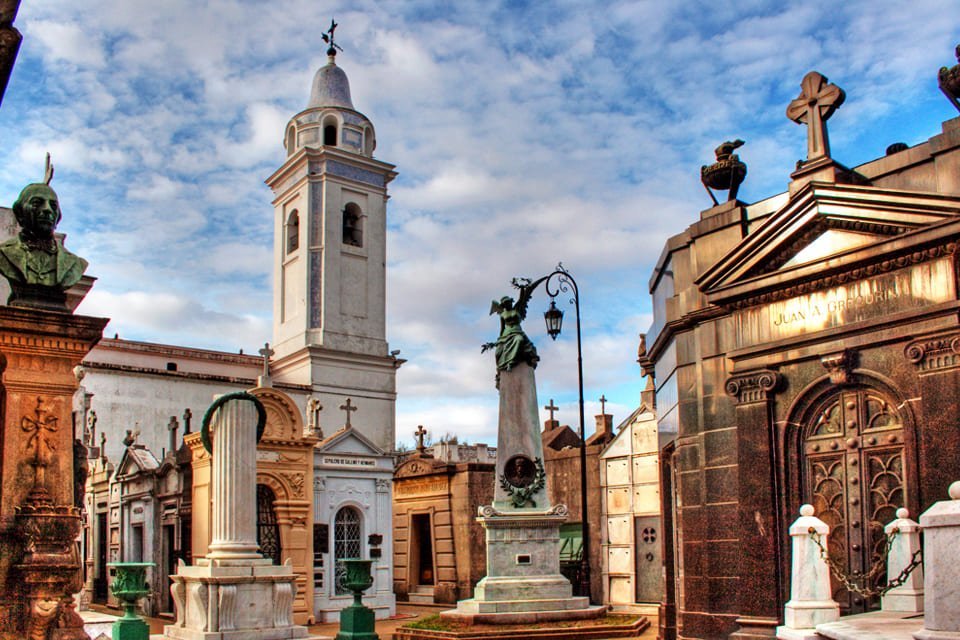 Begraafplaats La Recoleta in Buenos Aires, Argentinië