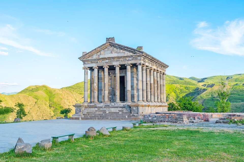 Tempel van Garni in Garni, Armenië
