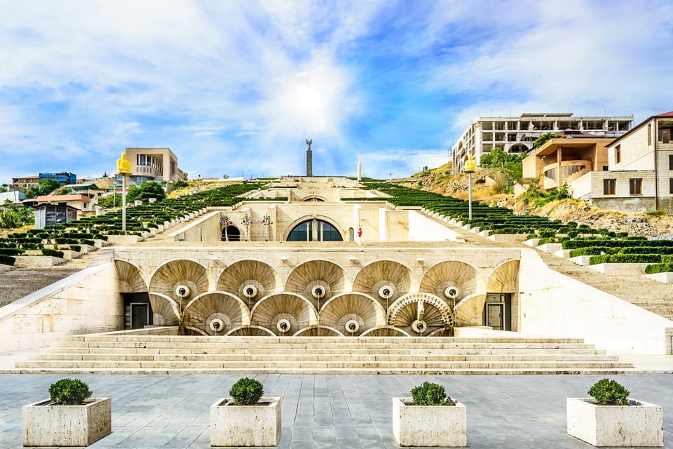 Cascade van Jerevan in Jerevan, Armenië