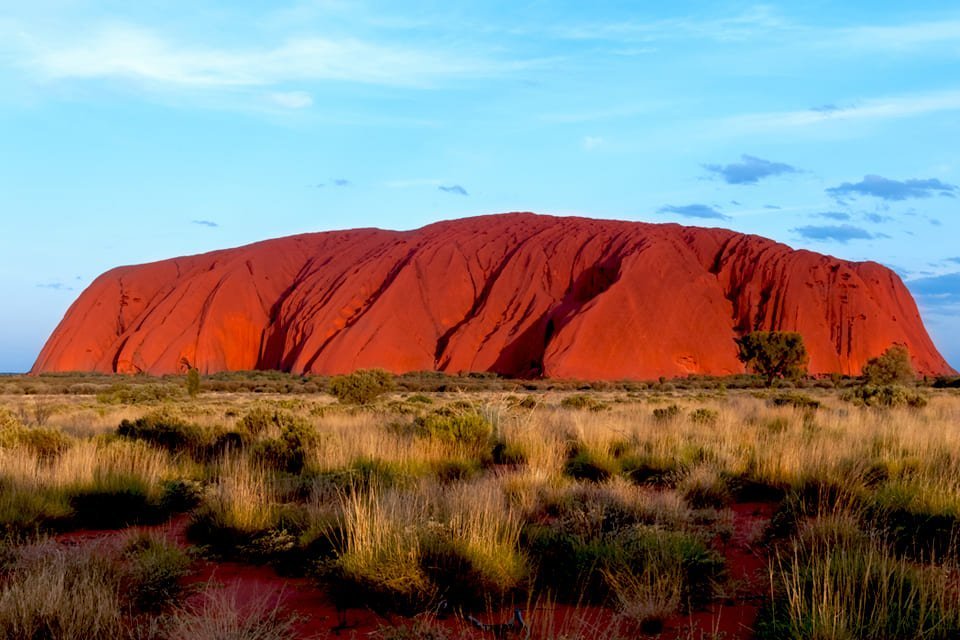 Uluru (Ayers Rock) in de Outback van Australië