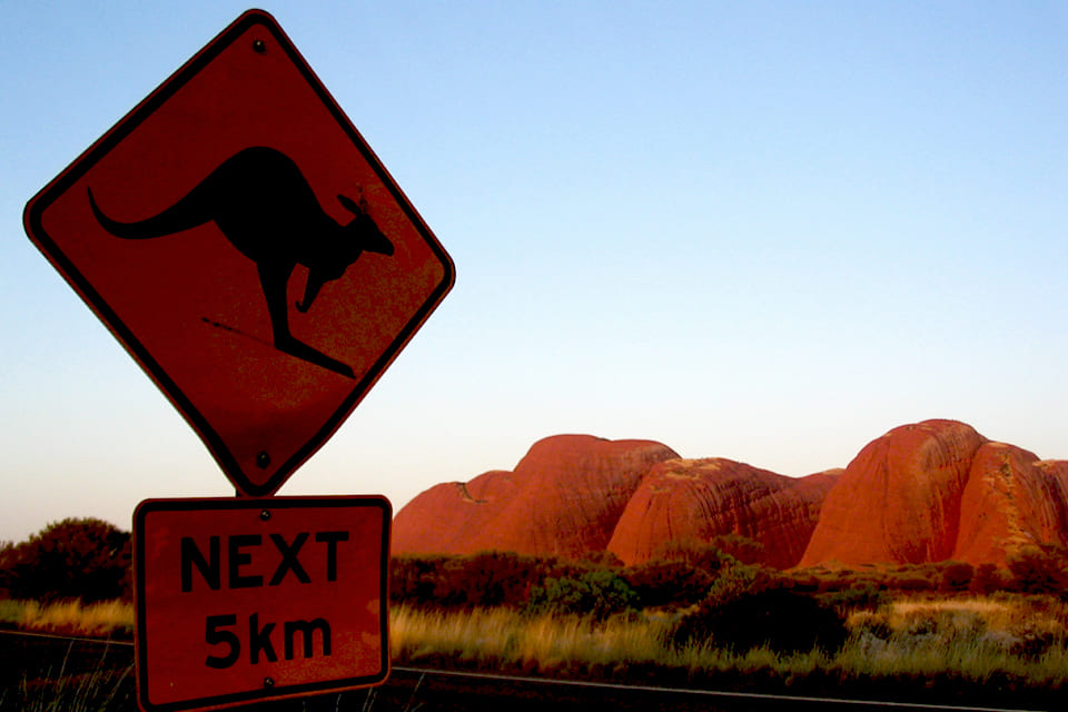 De Olga's in de Outback van Australië