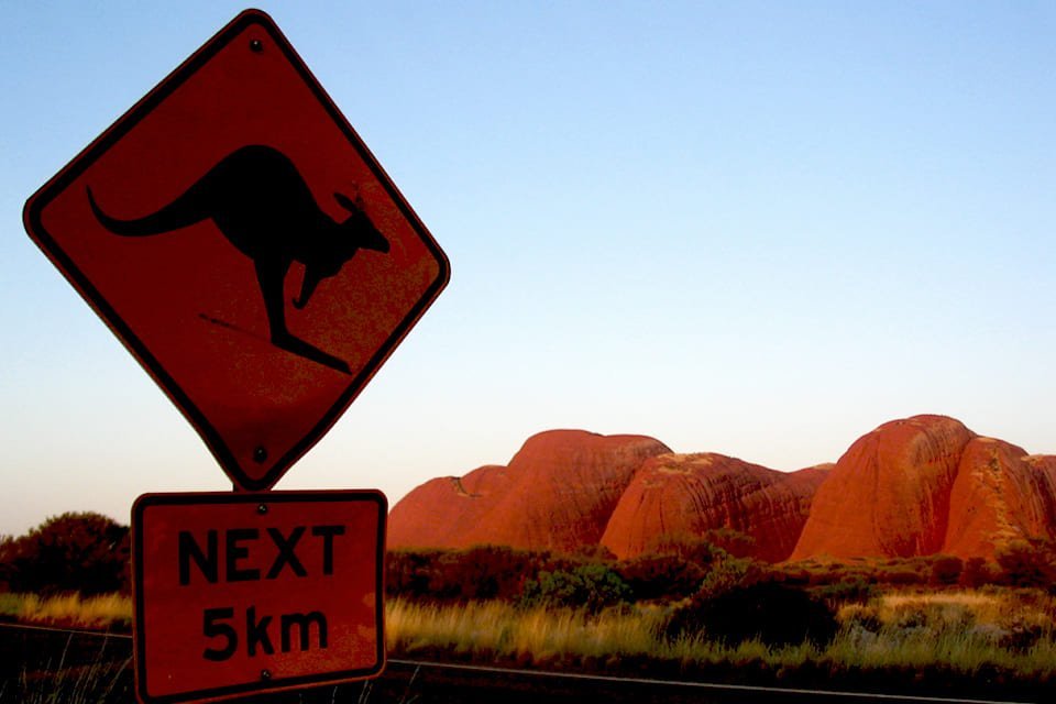 De Olga's in de Outback van Australië