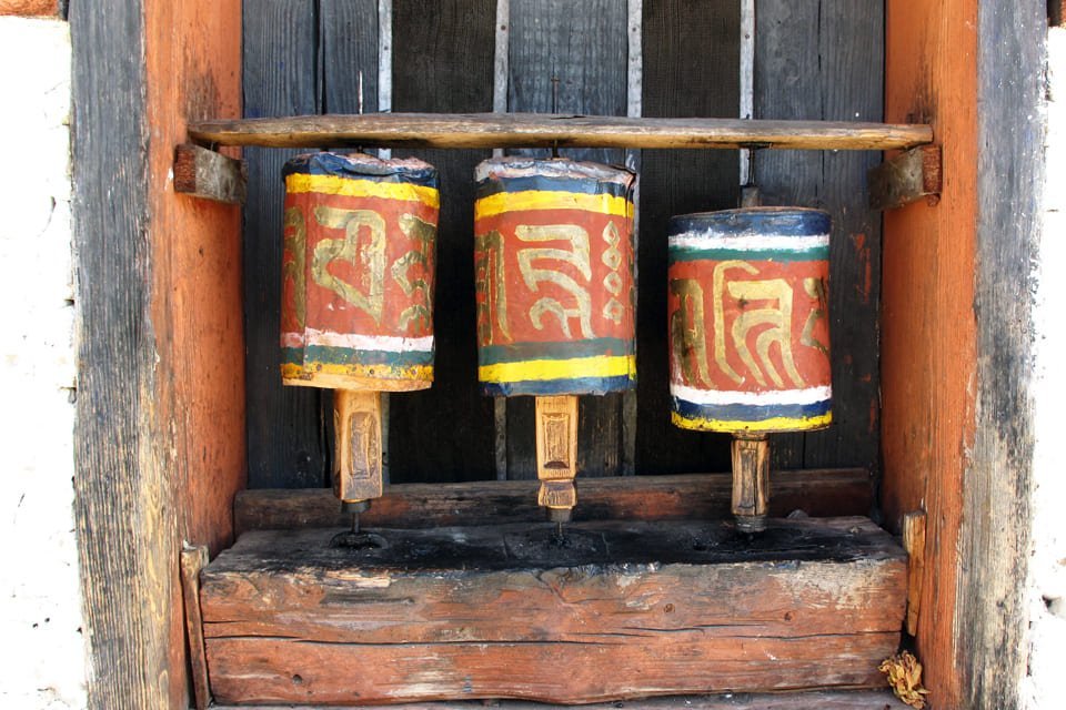 Gebedsrollen, Bhutan