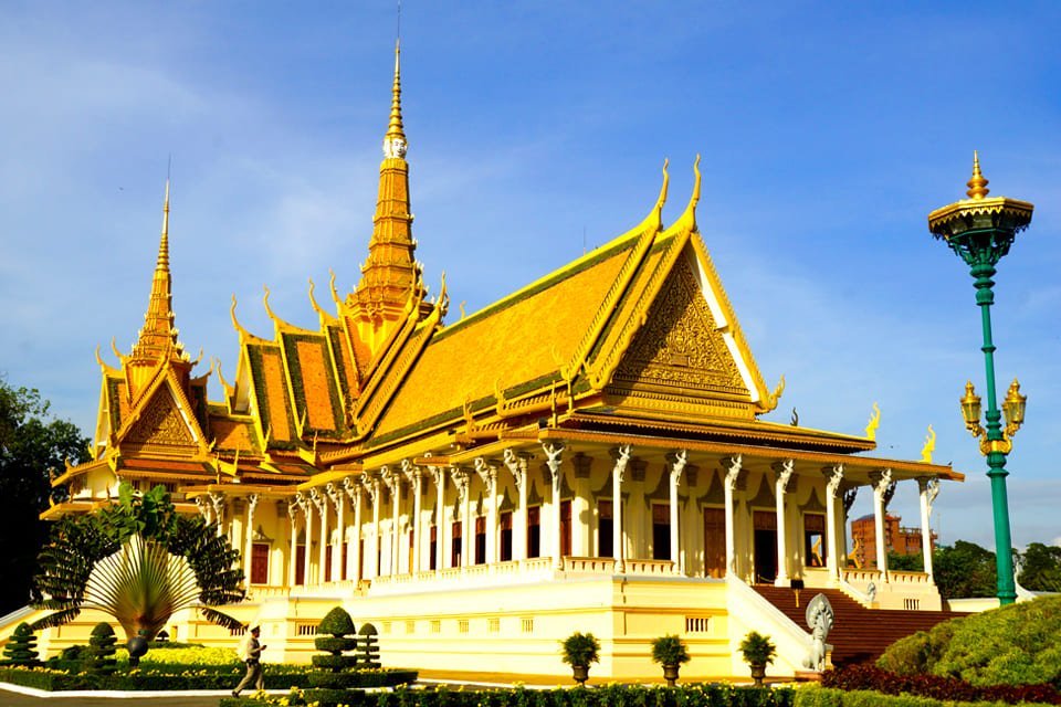 Koninklijk paleis in Phnom Penh, Cambodja