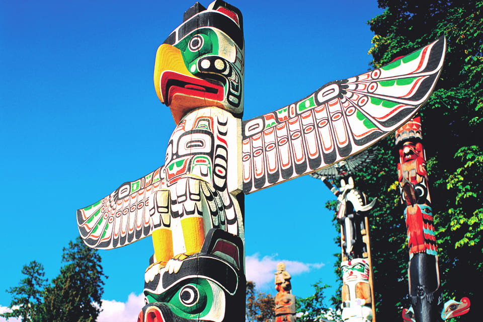 Thunderbird Park in Victoria, Canada