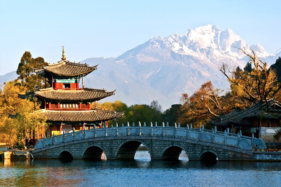 Black Dragon Pool in Lijiang, China