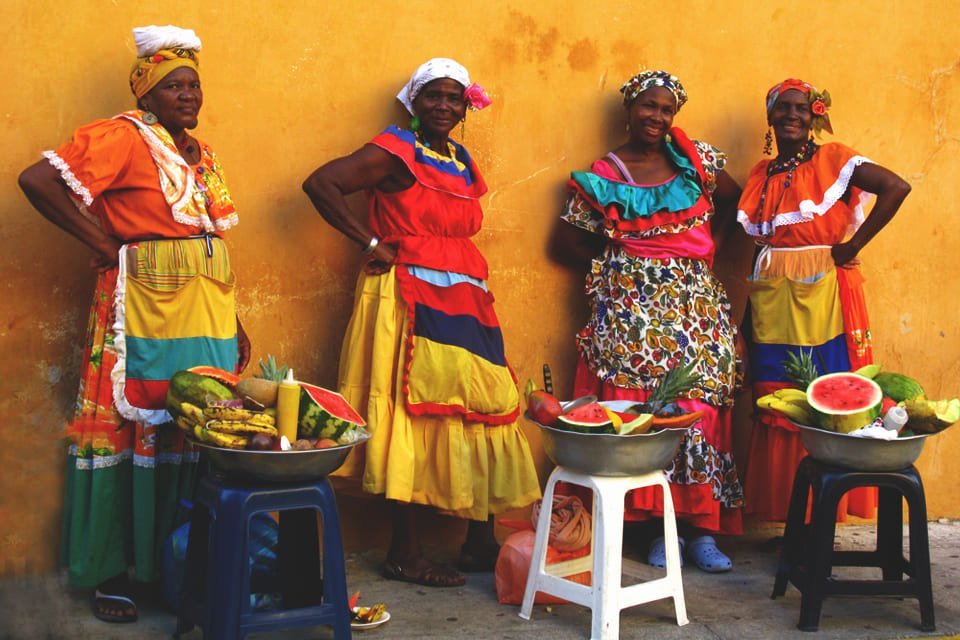 Markt in Silvia, Colombia