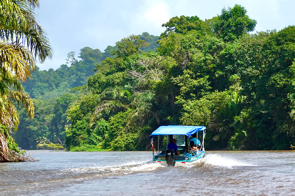 Met de boot naar Tortuguero, Costa Rica, reizigster Margot Hutten
