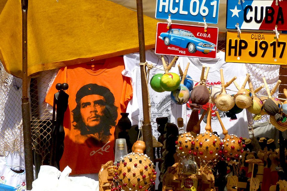 Souvenirs met Che Guevarra op Cuba
