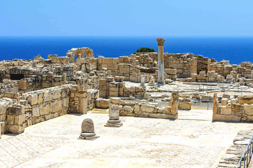 Kourion op Cyprus