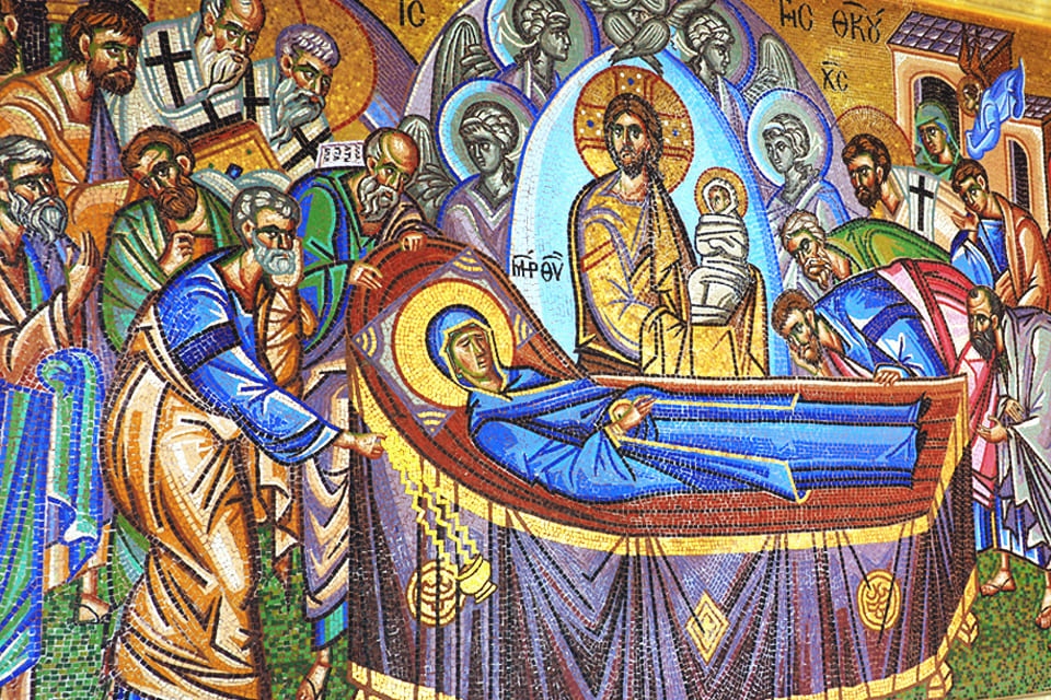 Byzantijns mozaïek Kykkosklooster Cyprus