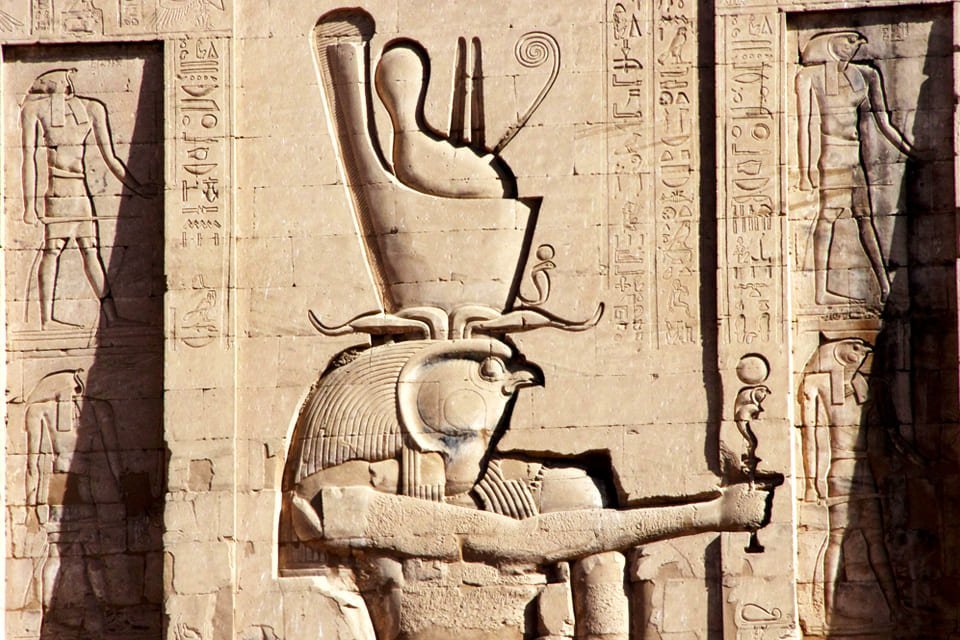 Tempel van Horus in Edfu, Egypte