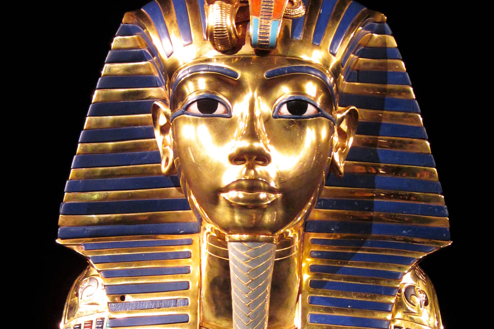 Dodenmasker van farao Toet-anch-Amon, Egypte