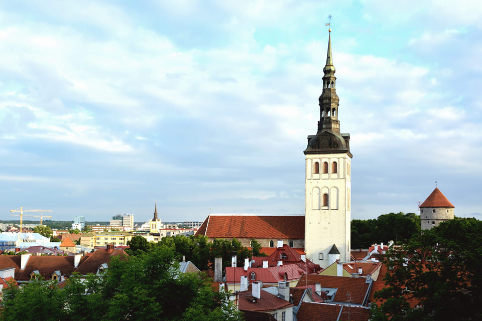 Nicholaskerk in Tallinn, Estland  