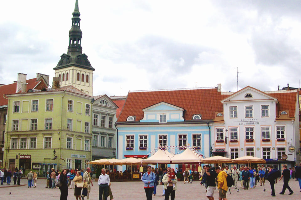 Torenplein in Tallinn, Estland