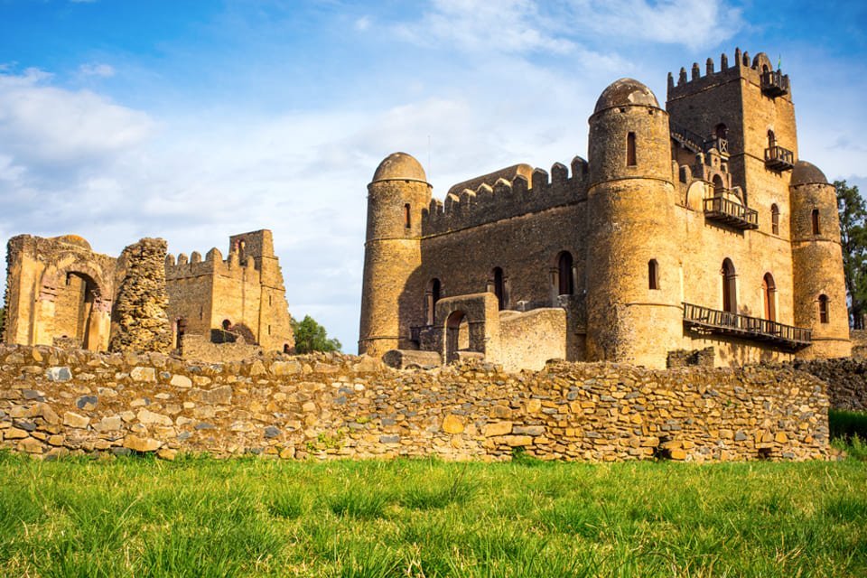 Kasteel van Fasiliden in Gondar, Ethiopië