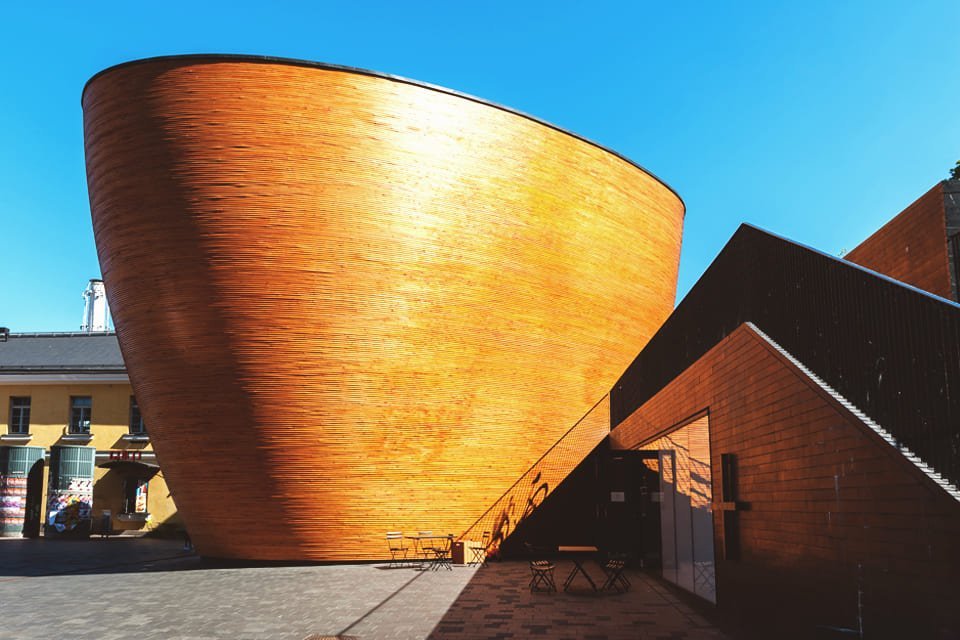 Kapel van de Stilte in Helsinki, Finland
