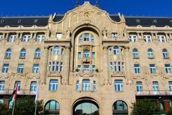 Greshampaleis in Boedapest, Hongarije