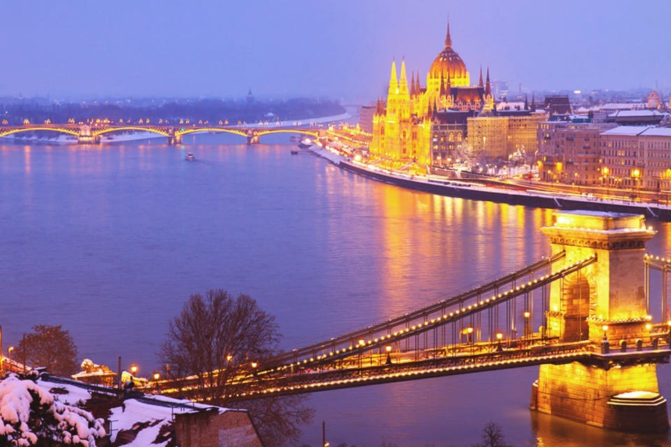 Winter in Boedapest, Hongarije